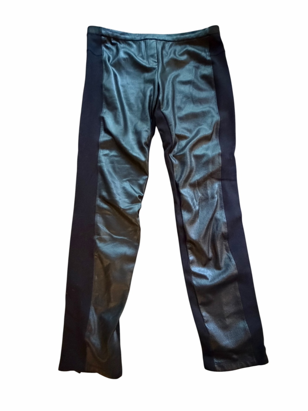 BCBGMaxAzria Elijah Black mix media leggings